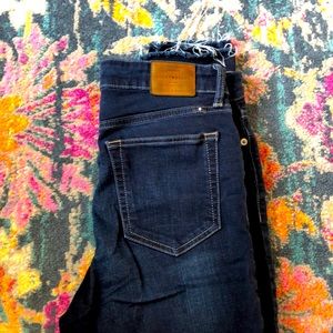 Lucky Brand Bridgette Skinny Jeans with cutoff